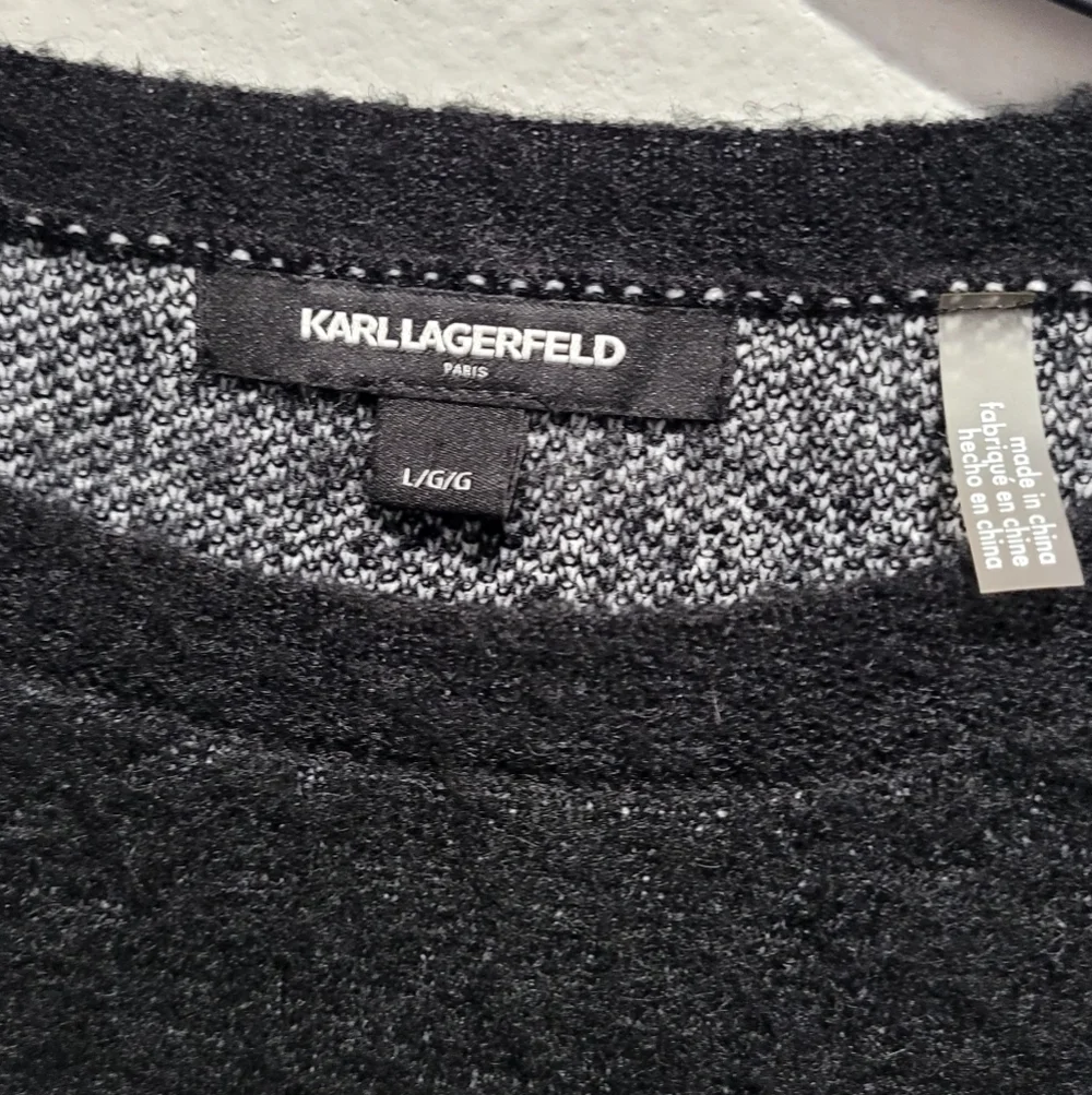 Karl Lagerfeld Paris Printed Crew Neck Men's Pullover